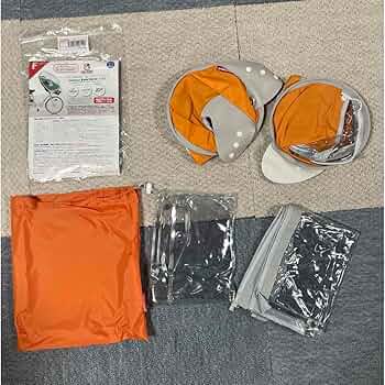 【新品】前乗せ用 リトルキディーズ レインカバー ver.3 オレンジ 100000001005265068_10205.jpg